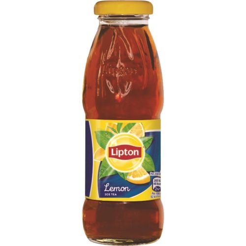 Студен чай Lipton Лимон, стъклена бутилка, 250 мл — Joya.bg