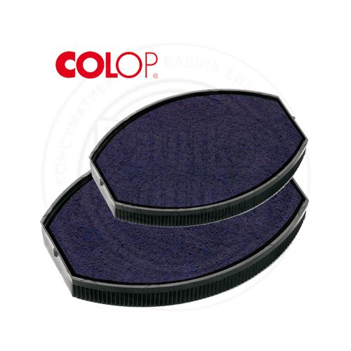 Тампон Colop E/Oval44, за автoматичен печат Printer Oval 44, елипса, 28х44 мм, син цвят