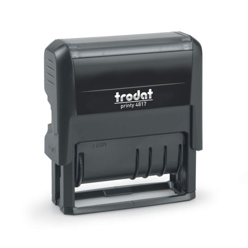 Тампон Trodat 6/4817, за датник Printy 4817, правоъгълен, 26х9 мм, син цвят