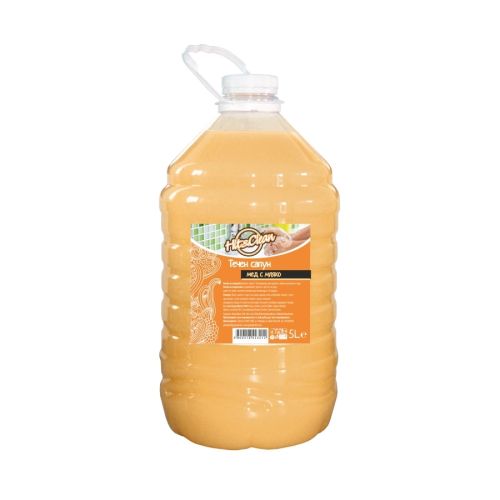 Течен сапун Hit&amp;Clean, аромат мляко и мед, 5 л — Joya.bg