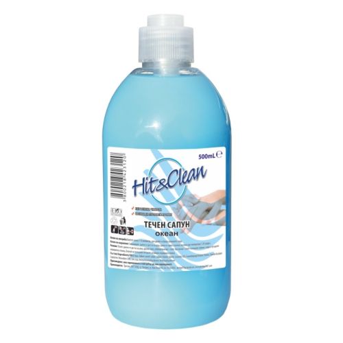 Течен сапун Hit&amp;Clean, аромат на море, 1 л — Joya.bg
