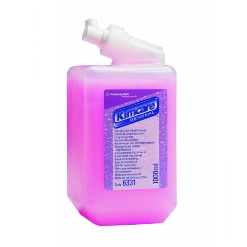 Течен сапун Kimberly-Clark 6331 с глицерин, пълнител за дозатор, розов, 1 л — Joya.bg
