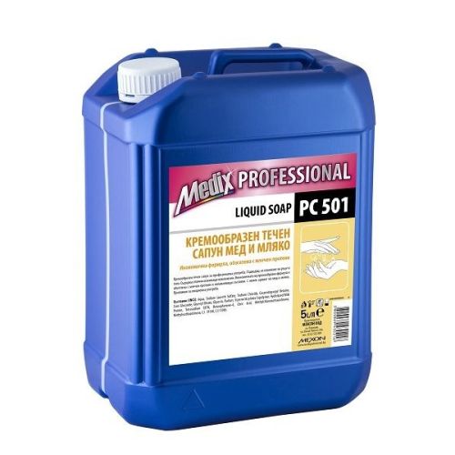 Течен сапун Medix Professional, PC 501, аромат мед и мляко, 5 л — Joya.bg