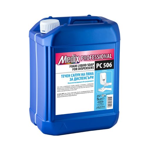 Течен сапун Medix Professional пяна, PC 506, свеж аромат, 5 л — Joya.bg