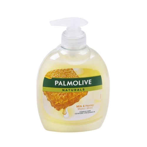 Течен сапун Palmolive milk&amp;honey, аромат мляко и мед, с помпа, 300 мл — Joya.bg