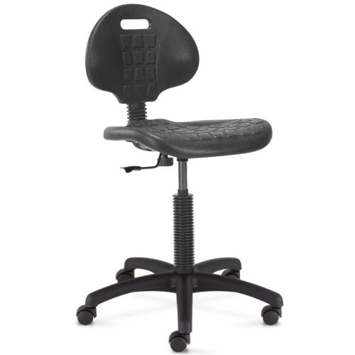 Технически специализиран стол Nargo, седалка и облегалка полиуретан, черен — Joya.bg 1