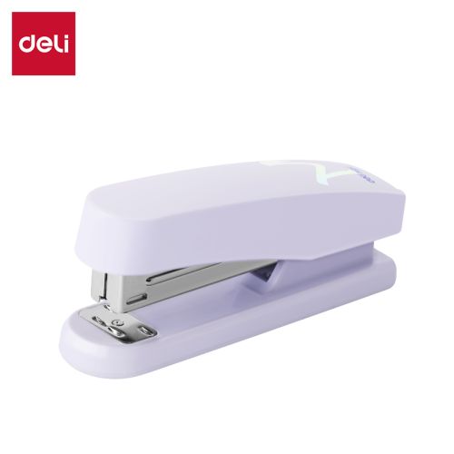 Телбод Deli Macaron, Е0402F, за 25 л.(80 г), телчета 24(26)/6, пластмаса + метал, лилав — Joya.bg 1