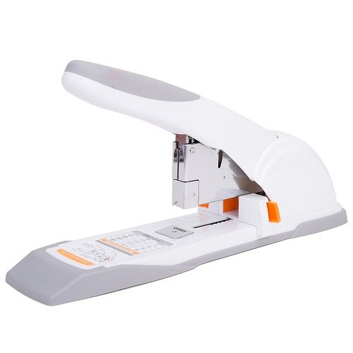 Телбод Deli Pro, E0487, усилен, за 80 л.(80 г), телчета 23/13, метален, бял — Joya.bg 1