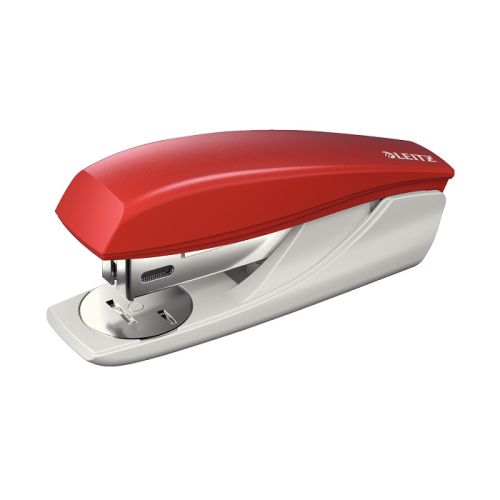 Телбод LEITZ 5501 Nexxt, за 25 л.(80 г), 35х51х121 мм, телчета 24(26)/6, пластмаса + метал, червен — Joya.bg 1