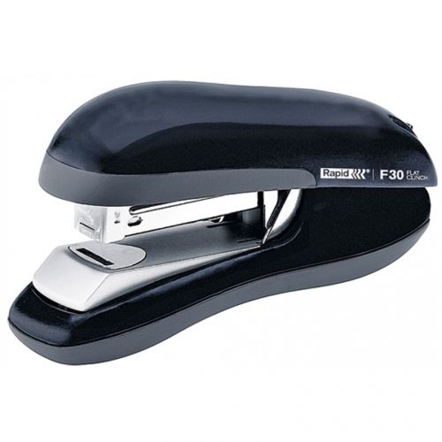 Телбод Rapid F30 Flat Clinch, за 30 л.(80 г), 44х70х145 мм, телчета  24(26)/6, ABS + метал, черен — Joya.bg