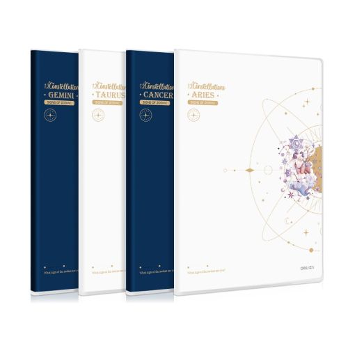 Тетрадка Deli Astro T1696, B5, 252x174 мм, 96 л., линиран офсет шамоа 70 г, EVA подвързия — Joya.bg 1