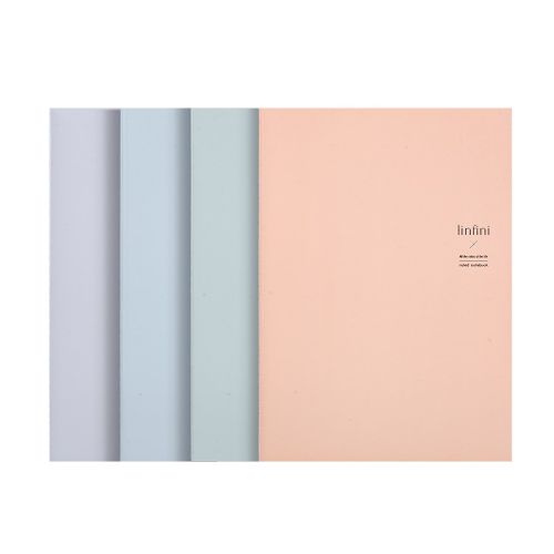 Тетрадка Deli Linfini FA540-1, A5, 40 л., линиран офсет шамоа 70 г, корица ленен картон — Joya.bg 1