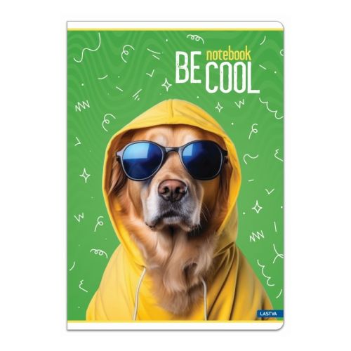 Тетрадка LASTVA BE COOL, A4, 52 л., линиран офсет 80 г, корица 300 г, мат ламинат, UV лак — Joya.bg 1