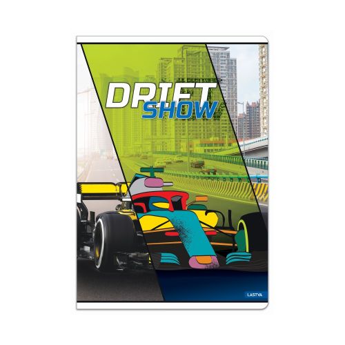 Тетрадка LASTVA DRIFT, A5, 52 л., линиран офсет 80 г, корица 300 г, мат ламинат, UV лак 1