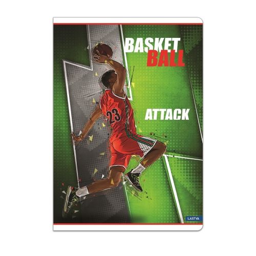 Тетрадка LASTVA Game, A5, 52 л., линиран офсет 80 г, корица 300 г, мат ламинат, UV лак — Joya.bg 1