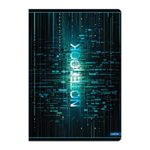 Тетрадка LASTVA MATRIX, A5, 52 л., м.квадр. офест 80 г, корица 300 г, мат ламинат, UV лак — Joya.bg 1