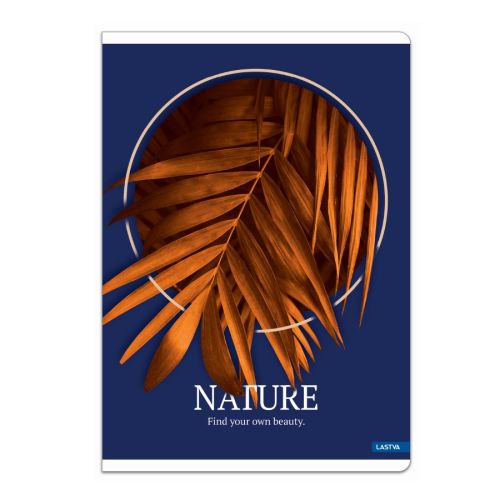 Тетрадка LASTVA Nature, A5, 52 л., линиран офсет 80 г, корица 250 г, гланц ламинат, UV лак — Joya.bg 1