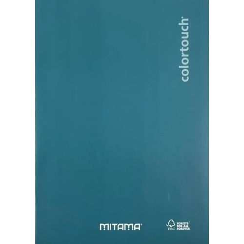 Тетрадка MITAMA Color Touch, А4, 42 л., линиран офсет 80 г, корица картон, мат ламинат, микс цветове 1