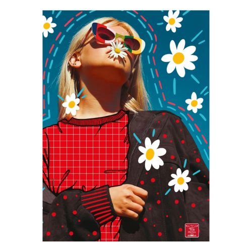 Тетрадка PIGNA Draw in my life, 42 л., линиран офсет 80 г, корица 205 г, гланц — Joya.bg 1