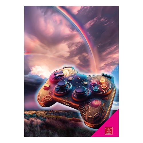 Тетрадка PIGNA Electronic Games, А4, 42 л., линиран офсет 80 г, корица 205 г, гланц — Joya.bg 1