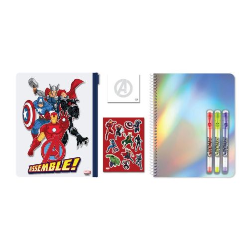 Тетрадка със спирала AVENGERS, А5, 60 л., линиран офсет 70 г, PVC пауч с цип — Joya.bg 1