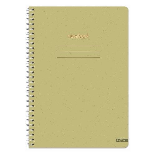 Тетрадка със спирала LASTVA CRUSH, A4, 100 л., линиран офсет 80 г, ECO корица 250 г, мат ламинат — Joya.bg 1