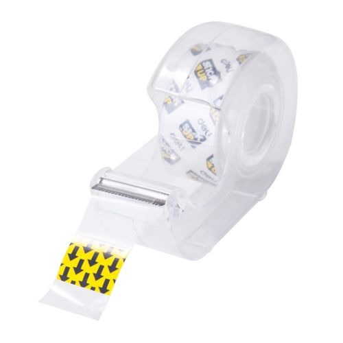 Тиксо Deli Stick Up EA30211, 18 мм х 7.62 м, кристално, с диспенсър — Joya.bg 1