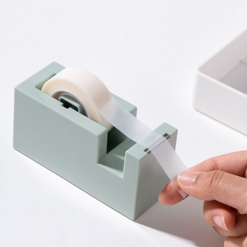 Тиксодържач Deli NuSign, ENS121, настолен, за 19 мм, 114 x 45 x 59 мм, зелен — Joya.bg 1