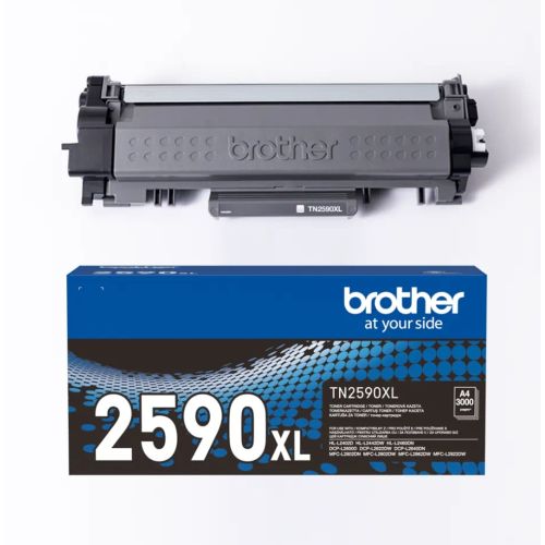 Тонер касета Brother Black TN-2590XL за HL-L2400DW/L2400DWE/L2402D/L2442DW/L2460DN/L2865DW, 3000 к. 1