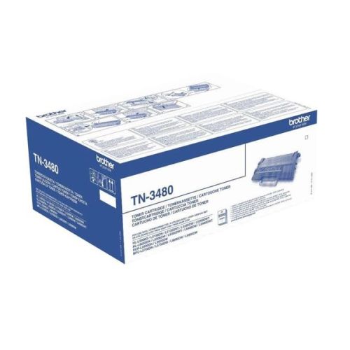 Тонер касета Brother Black TN-3480 за HL-L6400DW, 8000 к. — Joya.bg