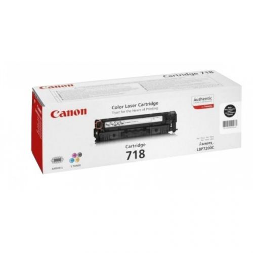 Тонер касета Canon Black CRG-718 за i-SENSYS LBP7200/MF8330Cdn/8350Cdn/724Cdw/728Cdw/729Cx, 3400к. — Joya.bg