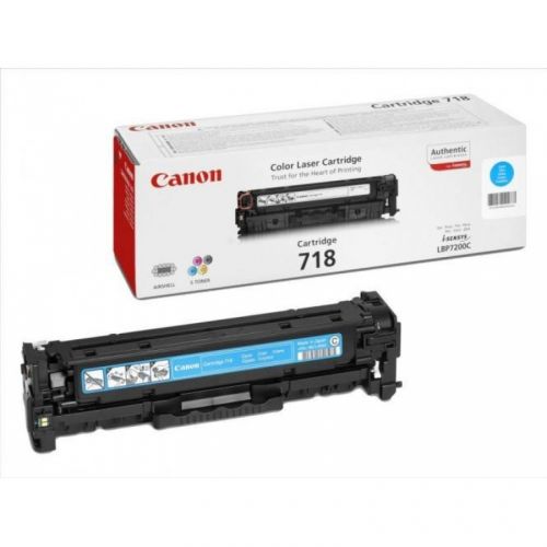 Тонер касета Canon Cyan CRG-718 за i-SENSYS LBP7200/MF8330Cdn/8350Cdn/724Cdw/728Cdw/729Cx, 2900 к. — Joya.bg