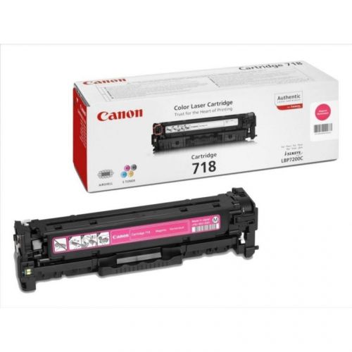Тонер касета Canon Magenta CRG-718 за i-SENSYS LBP7200/MF8330Cdn/8350Cdn/724Cdw/728Cdw/729Cx, 2900к. — Joya.bg