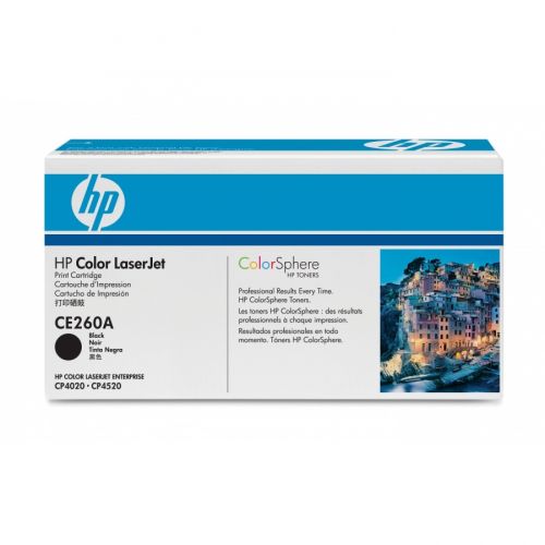 Тонер касета HP Black CE260A за Color LJ CP4525/CP4025, 8500 к. — Joya.bg