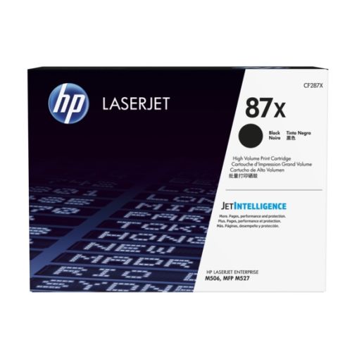 Тонер касета HP Black CF287X за LJ M506/MFP M527, 18000 к.