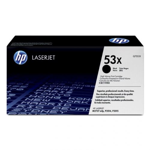 Тонер касета HP Black Q7553X за LJ P2014/P2015/M2727mfp, 7000 к. — Joya.bg
