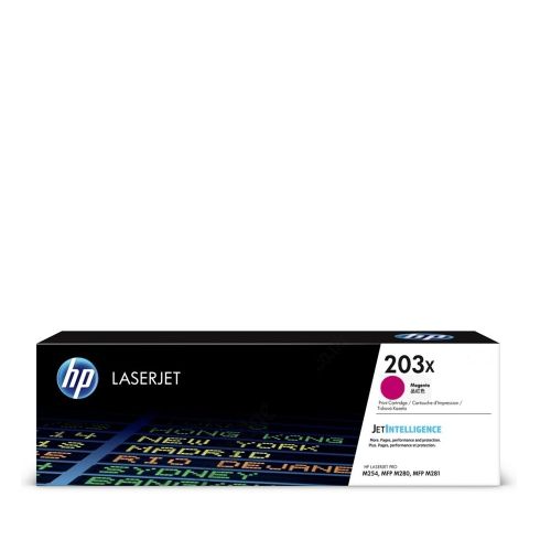 Тонер касета HP Magenta CF543X за Color LJPro M254nw/M254dw/M280nw/M281fdn/M281fdw, 2500 к.