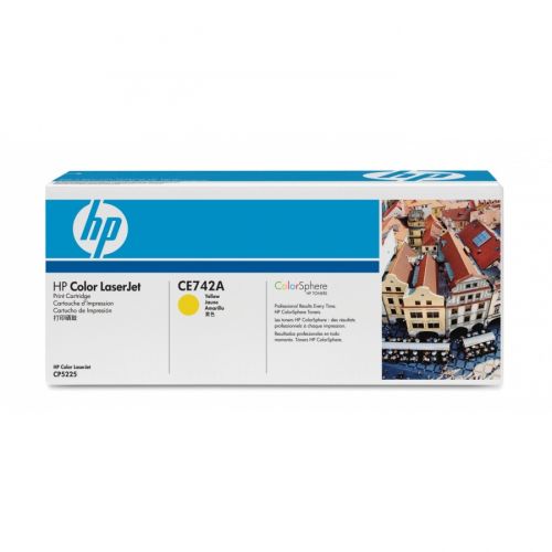 Тонер касета HP Yellow CE742A за Color LJ Pro CP5225/CP5225n/CP5225dn, 7300 к. — Joya.bg