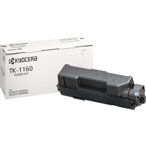 Тонер касета KYOCERA Black TK-1160 за P2040dn/dw, 7200 к.