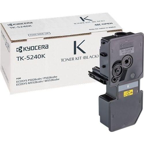 Тонер касета KYOCERA Black TK-5240K за M5526cdn/cdw/P5026cdn/cdw, 4000 к.