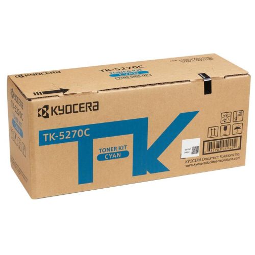 Тонер касета KYOCERA Cyan TK-5270C за P6230cdn/M6230cidn/M6630cidn, 6000 к.
