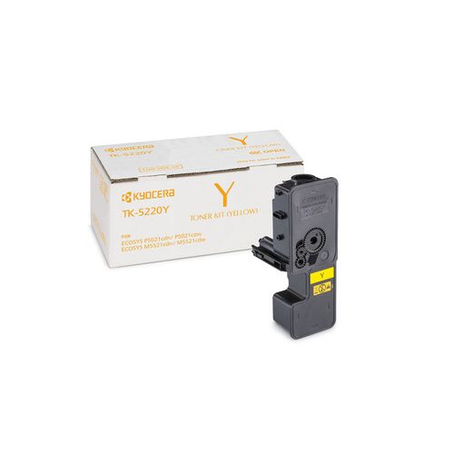 Тонер касета KYOCERA Yellow TK-5220Y за M5521cdn/cdw/P5021cdn/cdw, 1200 к.