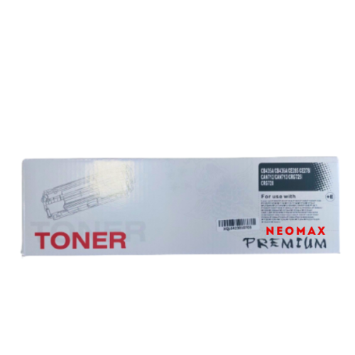 Тонер касета Neomax Black CE285A/CE278A/CB435A/CB436A/CRG-725, унив., съвместима с HP/Canon, 2000 к.