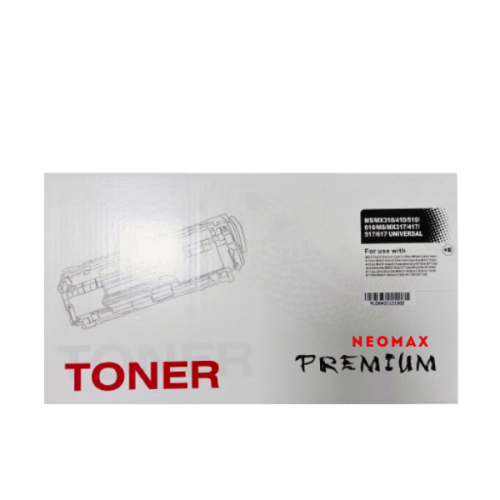 Тонер касета Neomax Black LT-MX417, унив., съвместима с Lexmark MS-MX317/417/517/617, 7500 к.