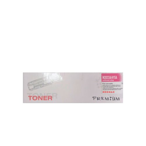 Тонер касета Neomax Magenta W2033A без чип, съвместима с HP Color LJ PRO M454dn/M479dw, 2100 к.