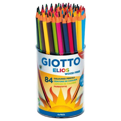 Цветни моливи GIOTTO ELIOS, триъгълно тяло, 84 бр. 1