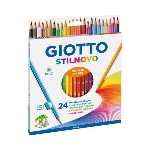 Цветни моливи GIOTTO STILNOVO, шестоъгълно тяло, 24 цвята 1