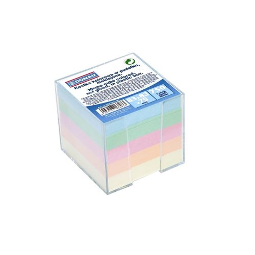 Цветно кубче в PVC поставкаDonau, 92х92х82 мм, 750 л., офсет, нелепено — Joya.bg 1