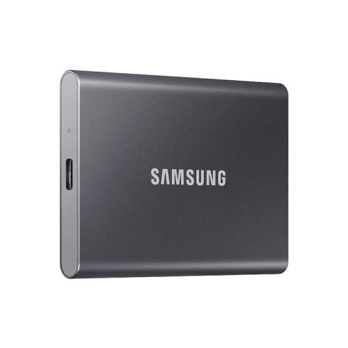 Твърд диск SSD Samsung T7, външен, 2.5&quot;, 2TB, USB 3.2 Gen 2, титаниево сив 1
