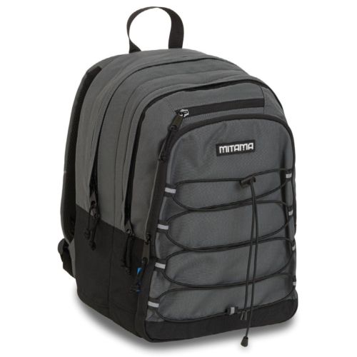 Ученическа раница MITAMA Flexer Shadow, унисекс, 3 отделения, сива